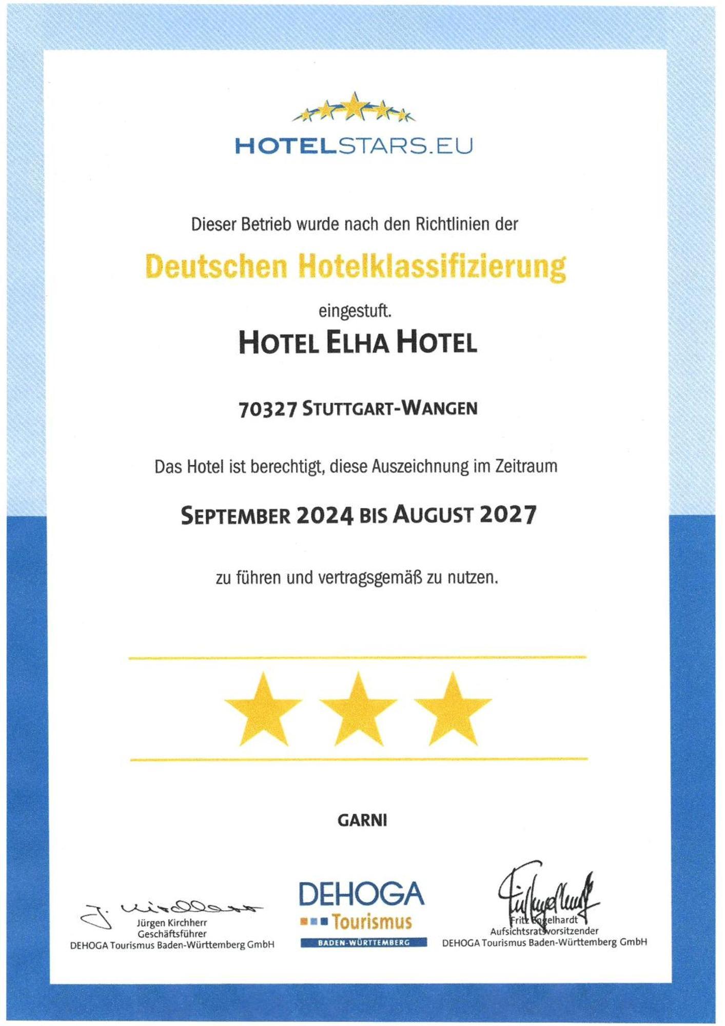 Elha Hotel Stoccarda Esterno foto